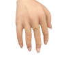 Bague Vagues en plaqué or 24K – Bijou raffiné AU2Bijoux 