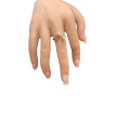 Bague Duo Perles en plaqué or 24K – Bijou raffiné AU2Bijoux