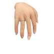 Bague Maillon plaqué or 24K – Élégance artisanale AU2Bijoux