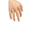 Bague en V plaqué or 24K – Élégance artisanale AU2Bijoux