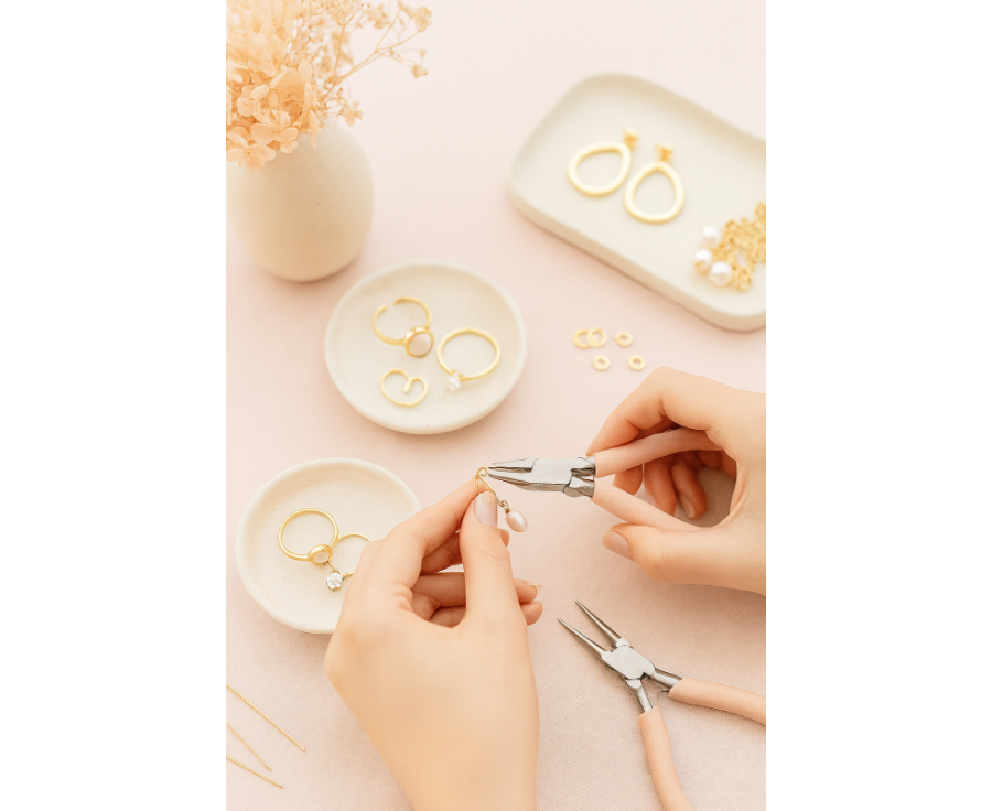 Atelier Pastel Luxe à Lyon – Créez votre bijou dans une ambiance raffinée Atelier Pastel Luxe à Lyon – Créez votre bijou dans une ambiance raffinée