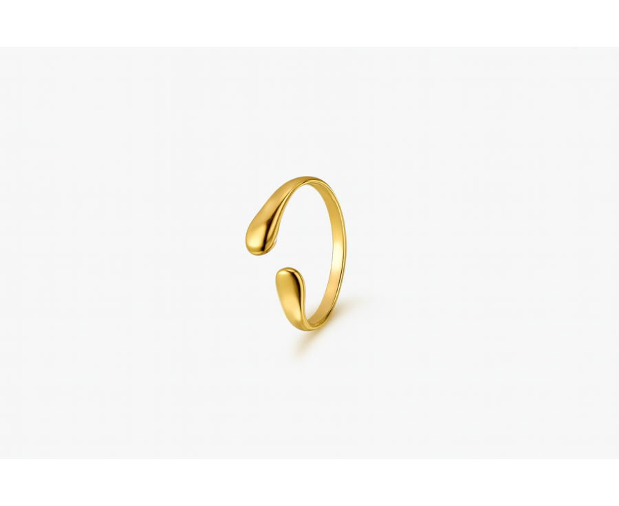 Bague Tendance plaqué or 24K moderne – Bijou raffiné Bague Tendance plaqué or 24K moderne – Bijou raffiné