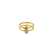 Bague Double Strass plaqué or 24K moderne – Bijou raffiné pastel luxe à Lyon | AU2Bijoux Bague Double Strass plaqué or 24K moderne – Bijou raffiné pastel luxe à Lyon | AU2Bijoux