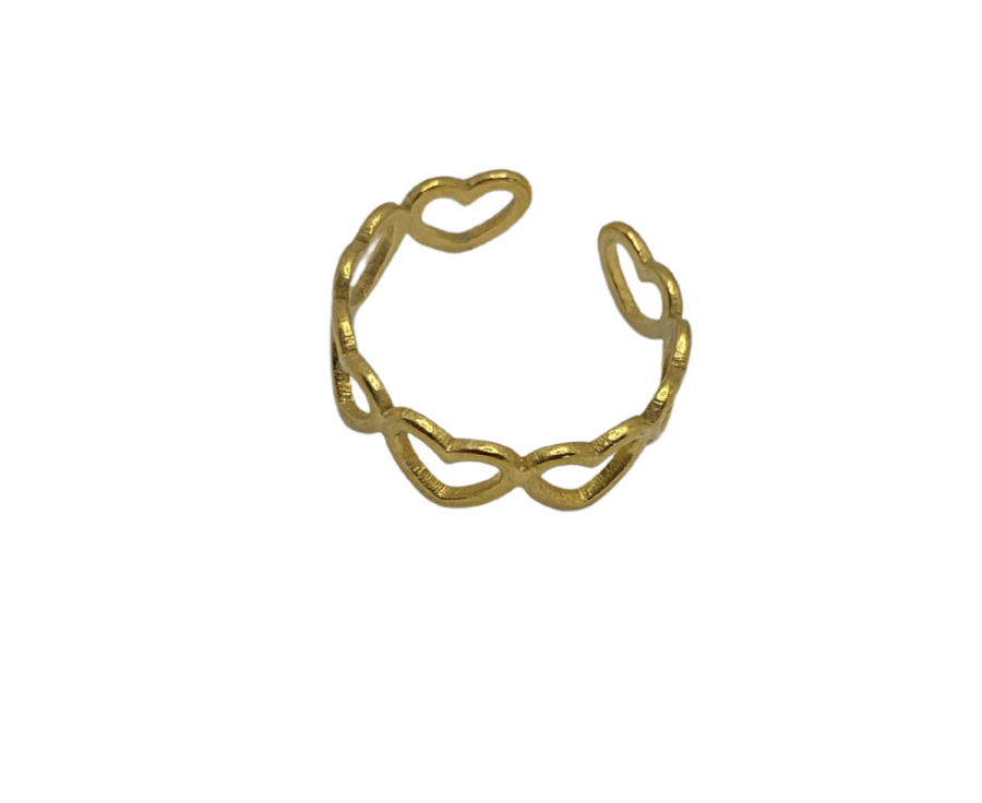 Bague coeur plaqué or 24K moderne – Bijou raffiné pastel luxe à Lyon | AU2Bijoux Bague coeur plaqué or 24K moderne – Bijou raffiné pastel luxe à Lyon | AU2Bijoux