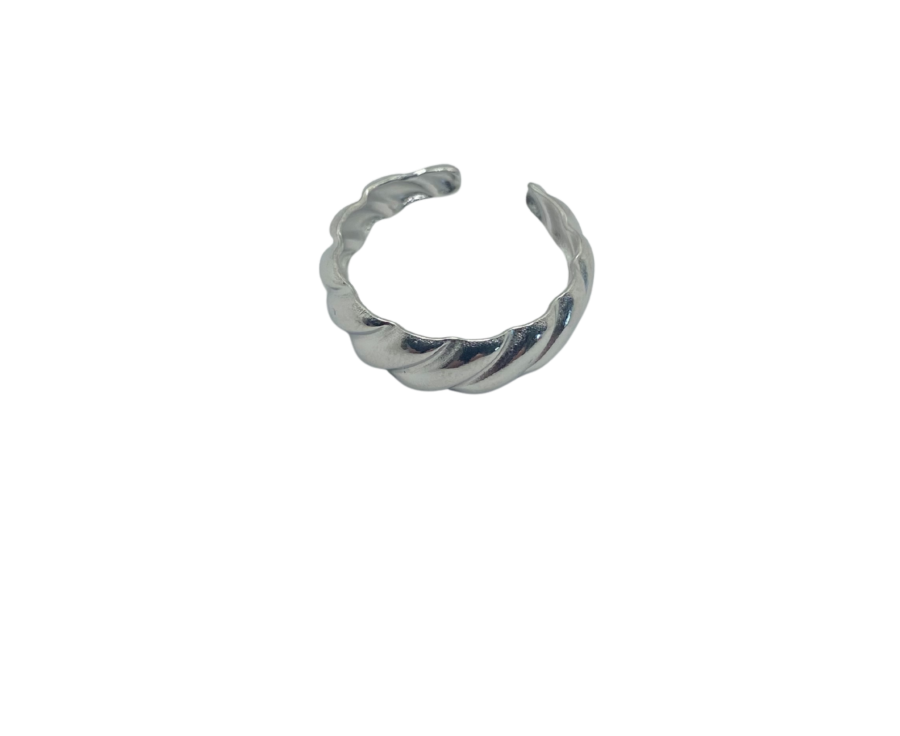 Bague Argent Torsade en argent 925 – Élégance intemporelle 