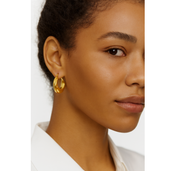 Boucles d'oreilles Ronde