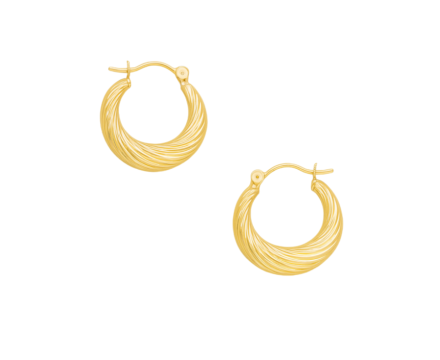 Boucles d’oreilles rondeur plaqué or 24K – Bijou pastel luxe 