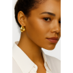 Boucles d’oreilles rondeur plaqué or 24K – Bijou pastel luxe 
