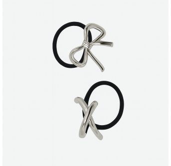 Duo Sculpté – Argent Matiné