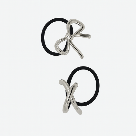 Duo Sculpté – Argent Matiné