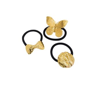 Collection Trio Doré - élastique bijoux