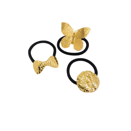 Collection Trio Doré - élastique bijoux
