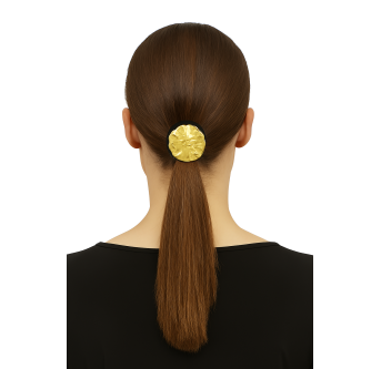 Collection Trio Doré – Élastiques Bijou Pastel Luxe