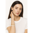 Trio de Marguerites plaqué or 24 K - Bracelet Jonc 