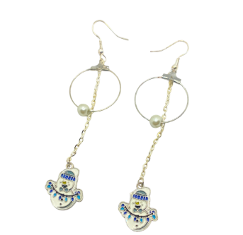 Capsule Noël - boucles d'oreilles Lueur de Bonhomme