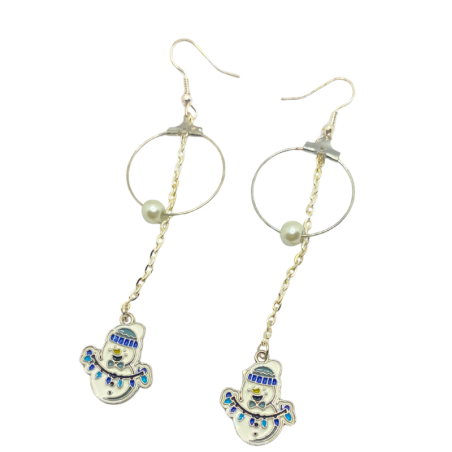 Capsule Noël - boucles d'oreilles Lueur de Bonhomme