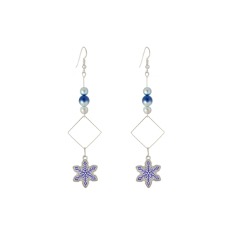 Flocon de Perle - Boucles d'oreilles capsule Noël 