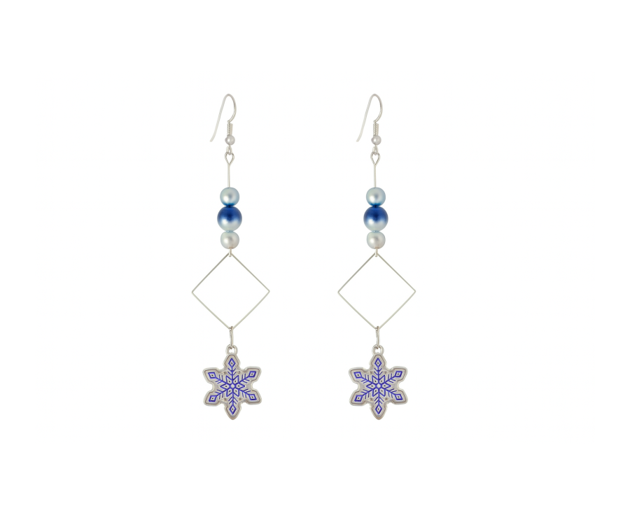 Flocon de Perle - Boucles d'oreilles capsule Noël Flocon de Perle - Boucles d'oreilles capsule Noël
