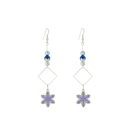 Flocon de Perle - Boucles d'oreilles capsule Noël 