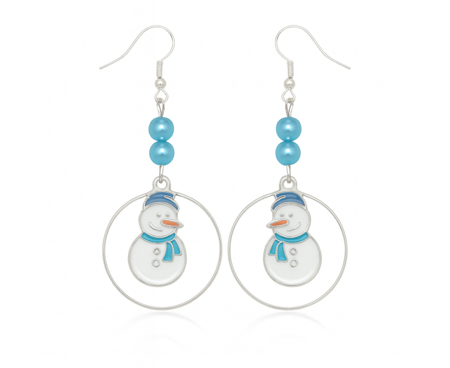 Anneaux Neigeux - Boucles d'oreilles capsule Noël Anneaux Neigeux - Boucles d'oreilles capsule Noël