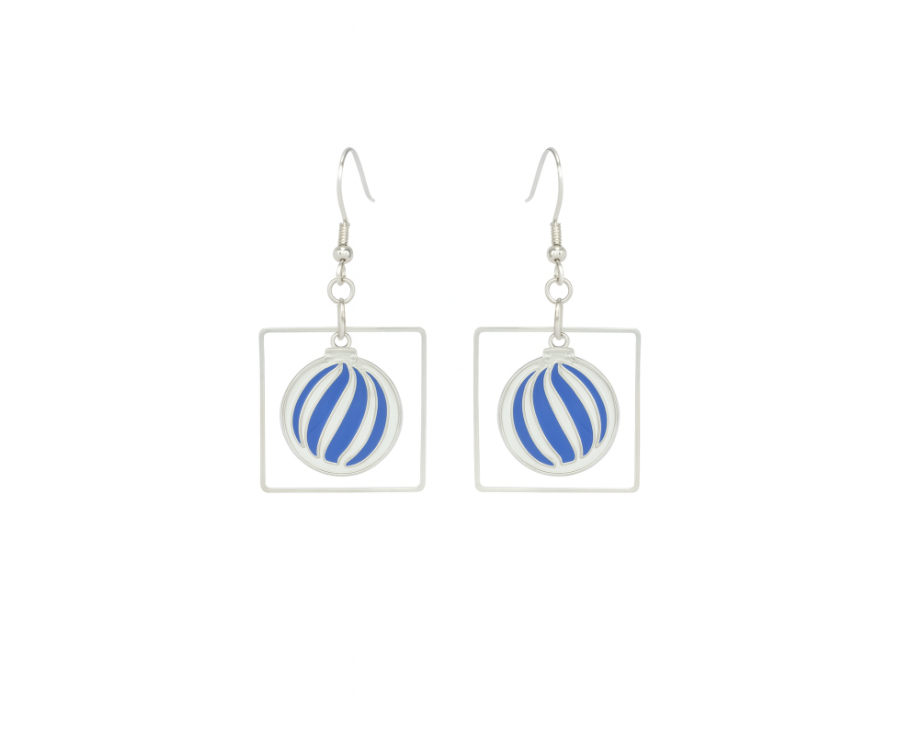Carré de Noël - Boucle d'oreilles capsule Noël 