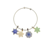 Bracelet Éclats d’Hiver – Bijou de Noël en acier  Bracelet Éclats d’Hiver – Bijou de Noël en acier