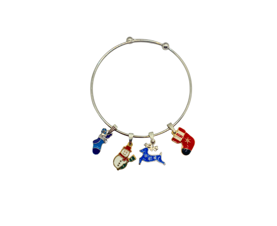 Bracelet Magie Polaire – Bijou de Noël en acier  Bracelet Magie Polaire – Bijou de Noël en acier