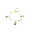 Charms de Joie – Bracelet de Noël en acier  Charms de Joie – Bracelet de Noël en acier