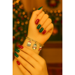 Maillons Enchantés – Bracelet capsule Noël en acier  Maillons Enchantés – Bracelet capsule Noël en acier