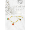 Maillons Enchantés – Bracelet capsule Noël en acier  Maillons Enchantés – Bracelet capsule Noël en acier