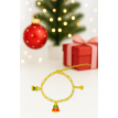 Neige en Charms – Bracelet de Noël en acier  Neige en Charms – Bracelet de Noël en acier
