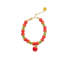 Rêve Sucré – Bracelet de Noël en acier avec charms festifs  Rêve Sucré – Bracelet de Noël en acier avec charms festifs