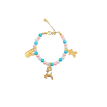 Charms de Fêtes – Bracelet de Noël en perles avec breloques festives  Charms de Fêtes – Bracelet de Noël en perles avec breloques festives