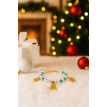 Charms de Fêtes – Bracelet de Noël en perles avec breloques festives  Charms de Fêtes – Bracelet de Noël en perles avec breloques festives
