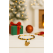 Pétales d’Hiver – Bracelet de Noël en perles avec charms  Pétales d’Hiver – Bracelet de Noël en perles avec charms