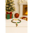 Magie de Flocon – Bracelet de Noël en perles avec charms  Magie de Flocon – Bracelet de Noël en perles avec charms