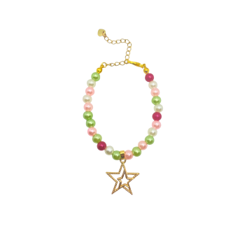 Noël Gourmand – Bracelet en perles avec charms 