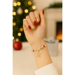 Noël Gourmand – Bracelet en perles avec charms  Noël Gourmand – Bracelet en perles avec charms