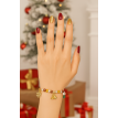 Féerie de Perles – Bracelet de Noël en perles avec charms  Féerie de Perles – Bracelet de Noël en perles avec charms