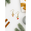 Boucles d’oreilles Un Renne, un Bonbon – Noël doré AU2Bijoux Boucles d’oreilles Un Renne, un Bonbon – Noël doré AU2Bijoux