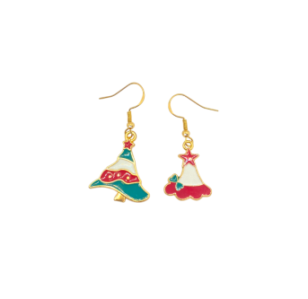 Charme de Sapin - Boucles d'oreilles Noël