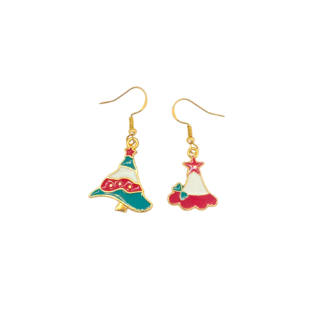 Charme de Sapin - Boucles d'oreilles Noël