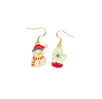 Complice de l'Hiver - Boucles d'oreilles Noël