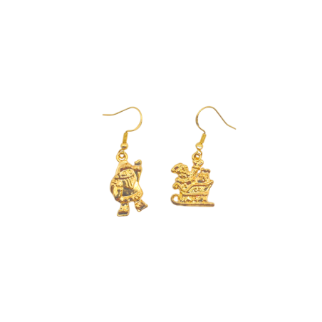 Le Voyage Suspendu - Boucles d'oreilles Noël