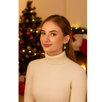 Boucles d’oreilles Le Voyage Suspendu – Noël doré AU2Bijoux