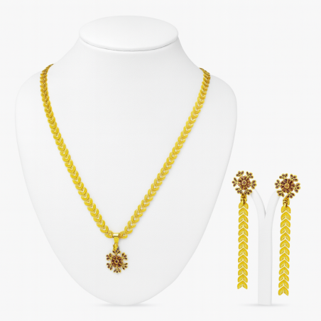 Souffle de Fête Parure ou à l'unité Boucles d'oreilles / Collier