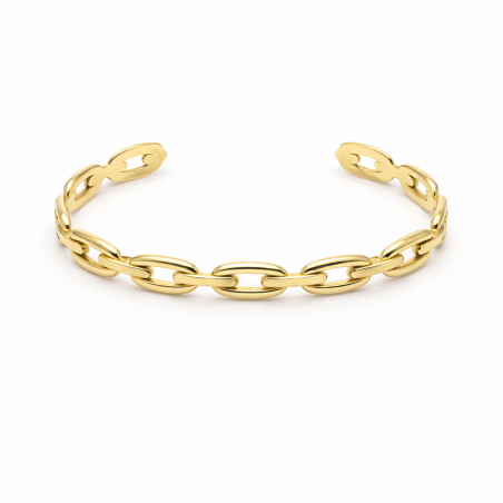 Bracelet chaîne lien - Plaqué Or 24K