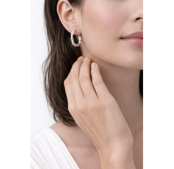 Boucles d'oreilles Torsadées