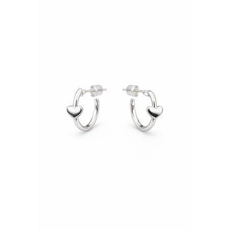 Boucles d'oreilles Coeur - Argent 925
