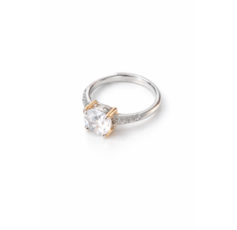 Bague pierre éclat - argent